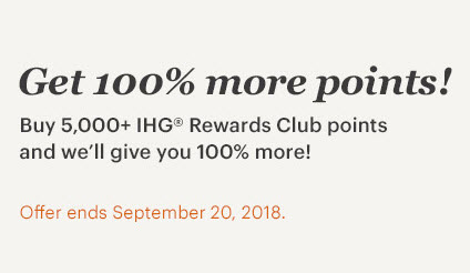 IHG 100% Bonus
