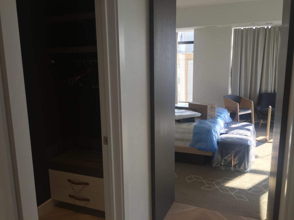 DSU - Andaz Suite bedroom and walk-in closet