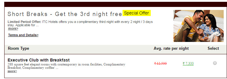 ITC Special Offer