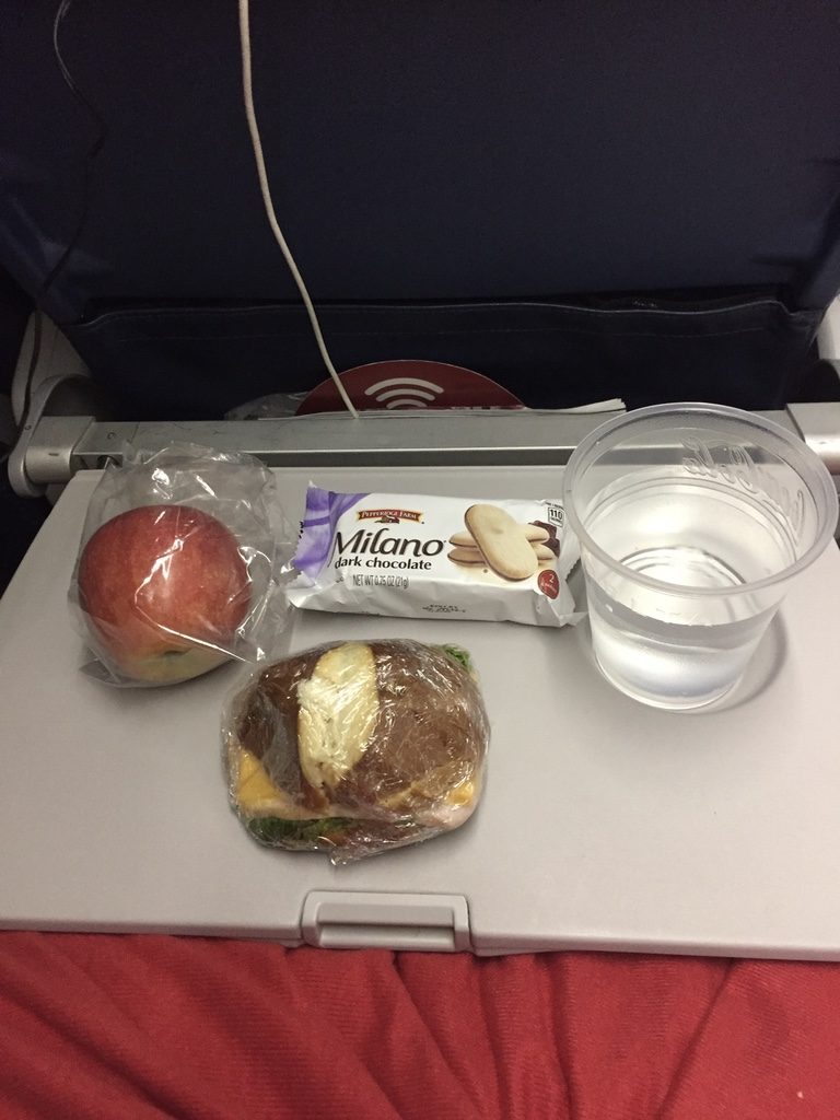 Mid flight snack