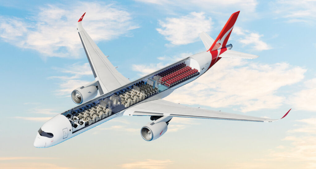 Qantas new First class