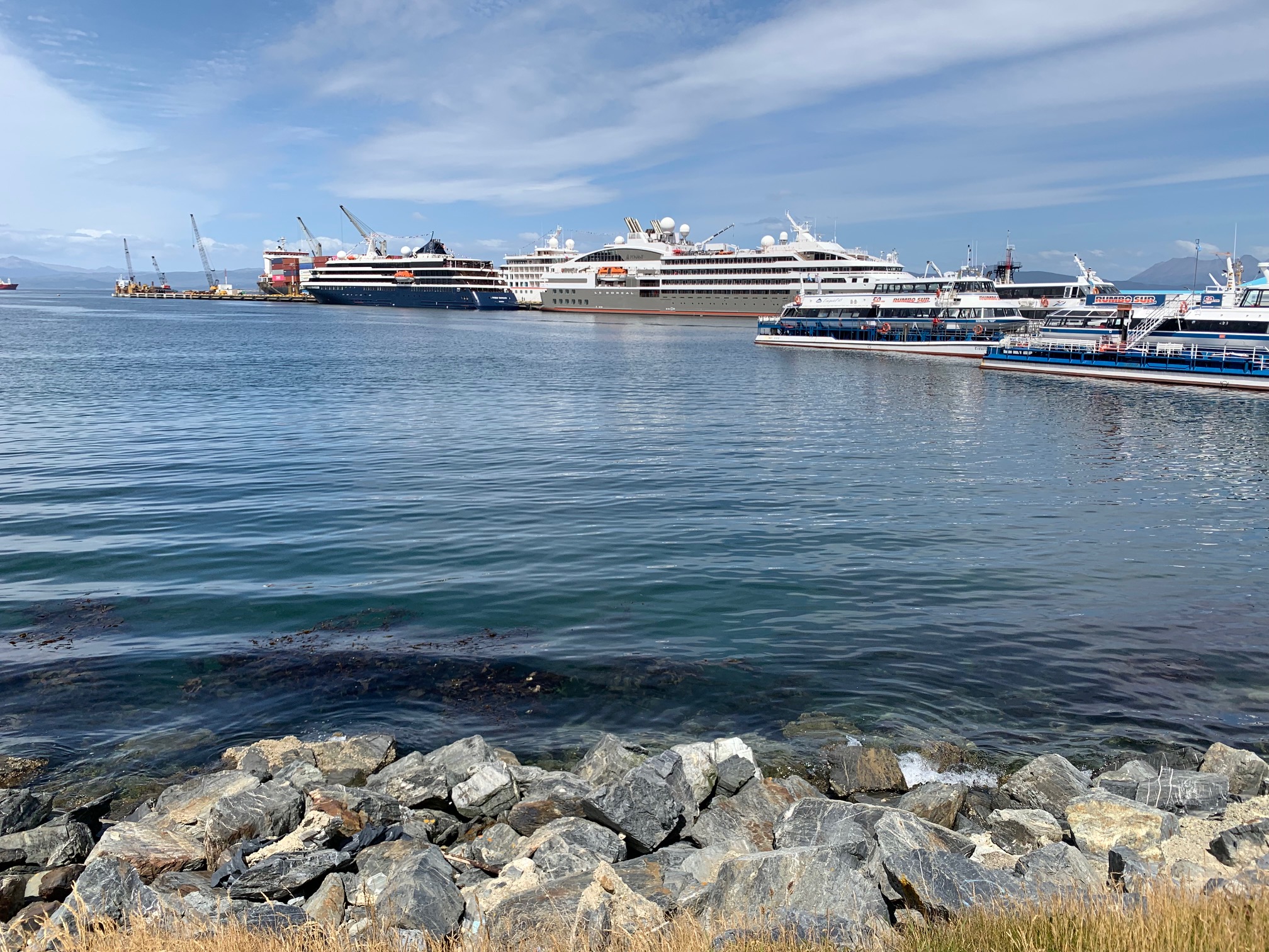 Vessels in Ushuaia, Argentina