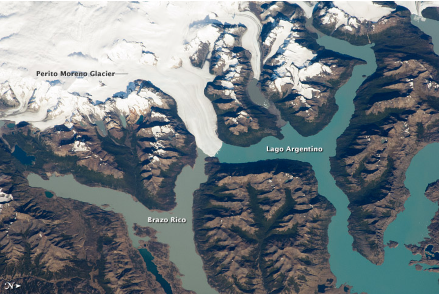 Lake Argentino, Brazo Rico, Patagonia, Argentina