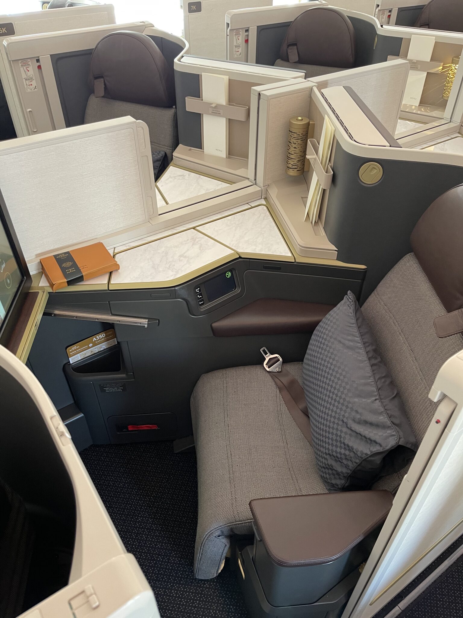 Review Etihad A350 Business Class Chicago To Abu Dhabi Points Miles And Bling 3397