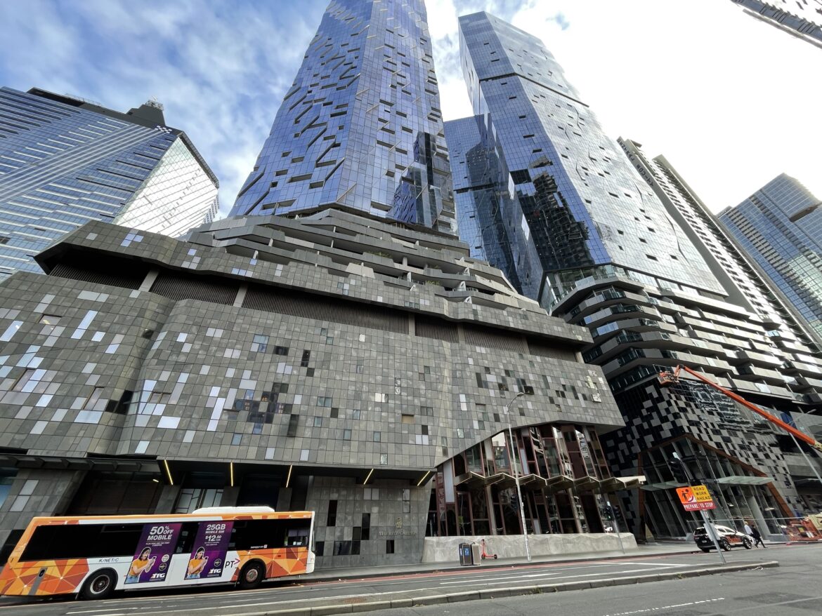 a group of tall buildings