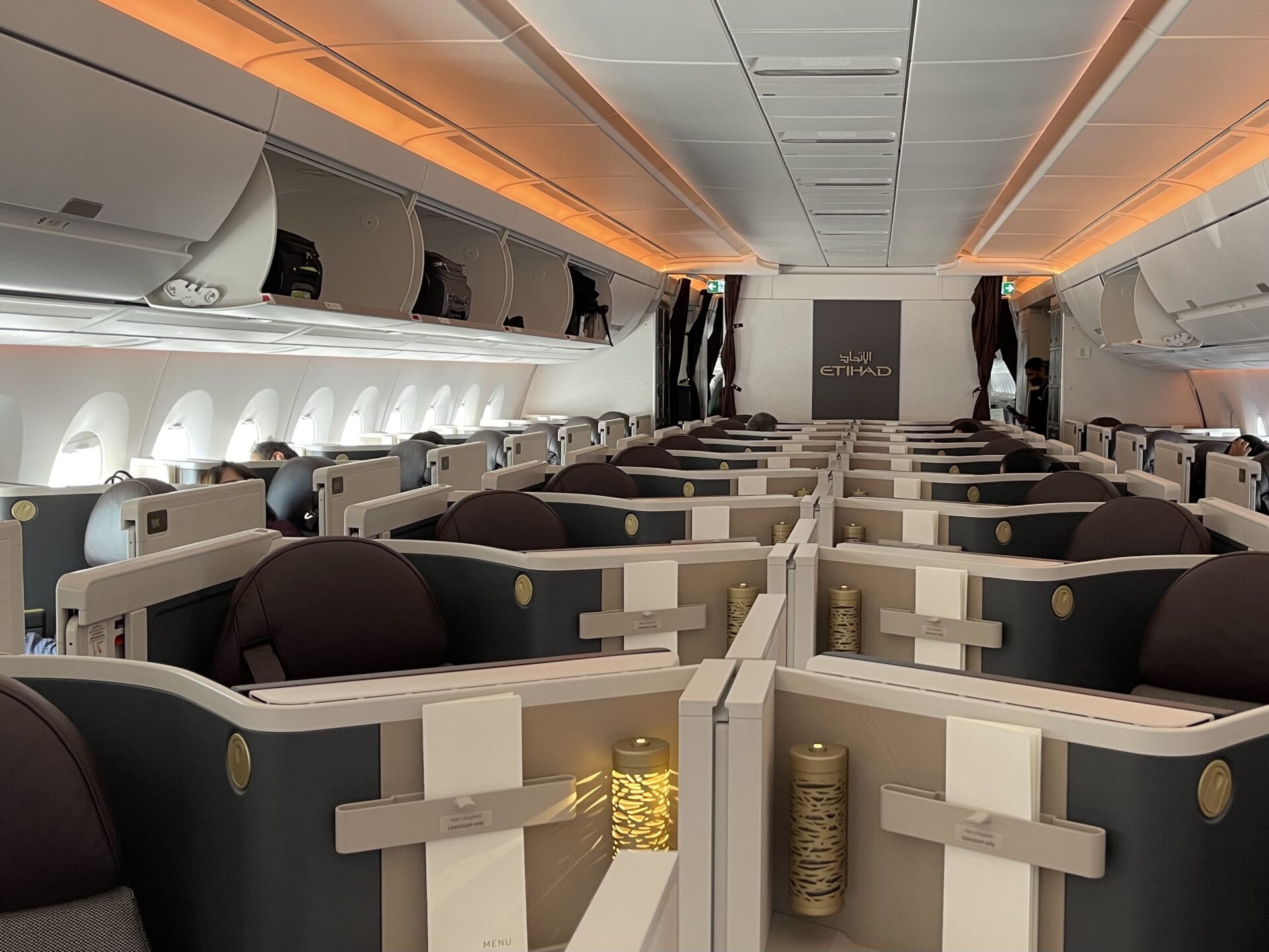 Review: Etihad A350 Business Class, Chicago to Abu Dhabi - Points Miles ...