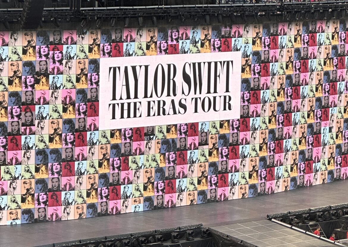 a wall with a sign on it