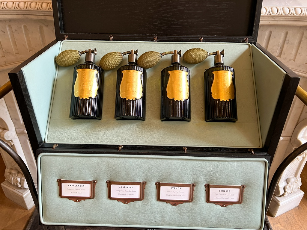 a group of bottles in a box