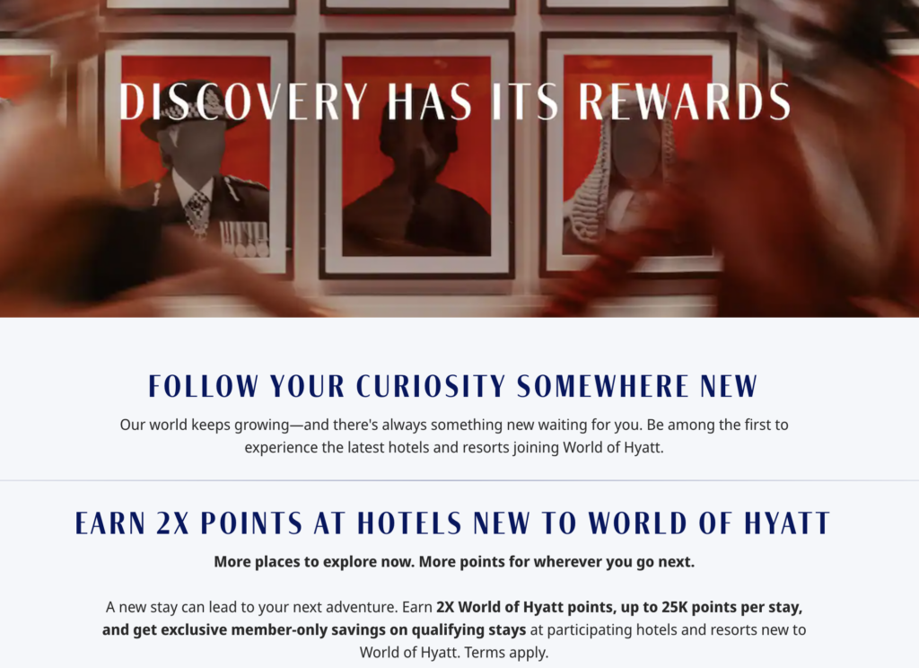 Hyatt new hotel promo