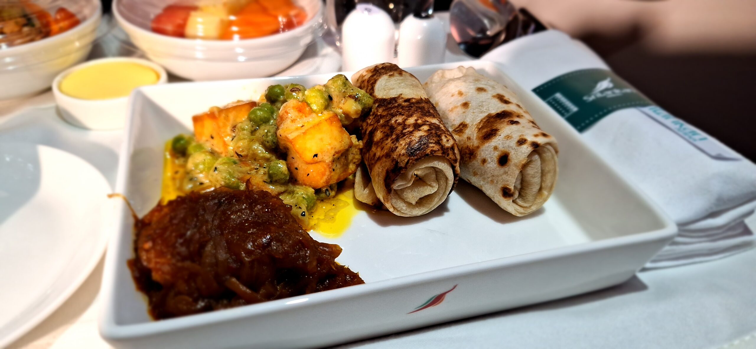 SriLankan Airlines Business Class Meal