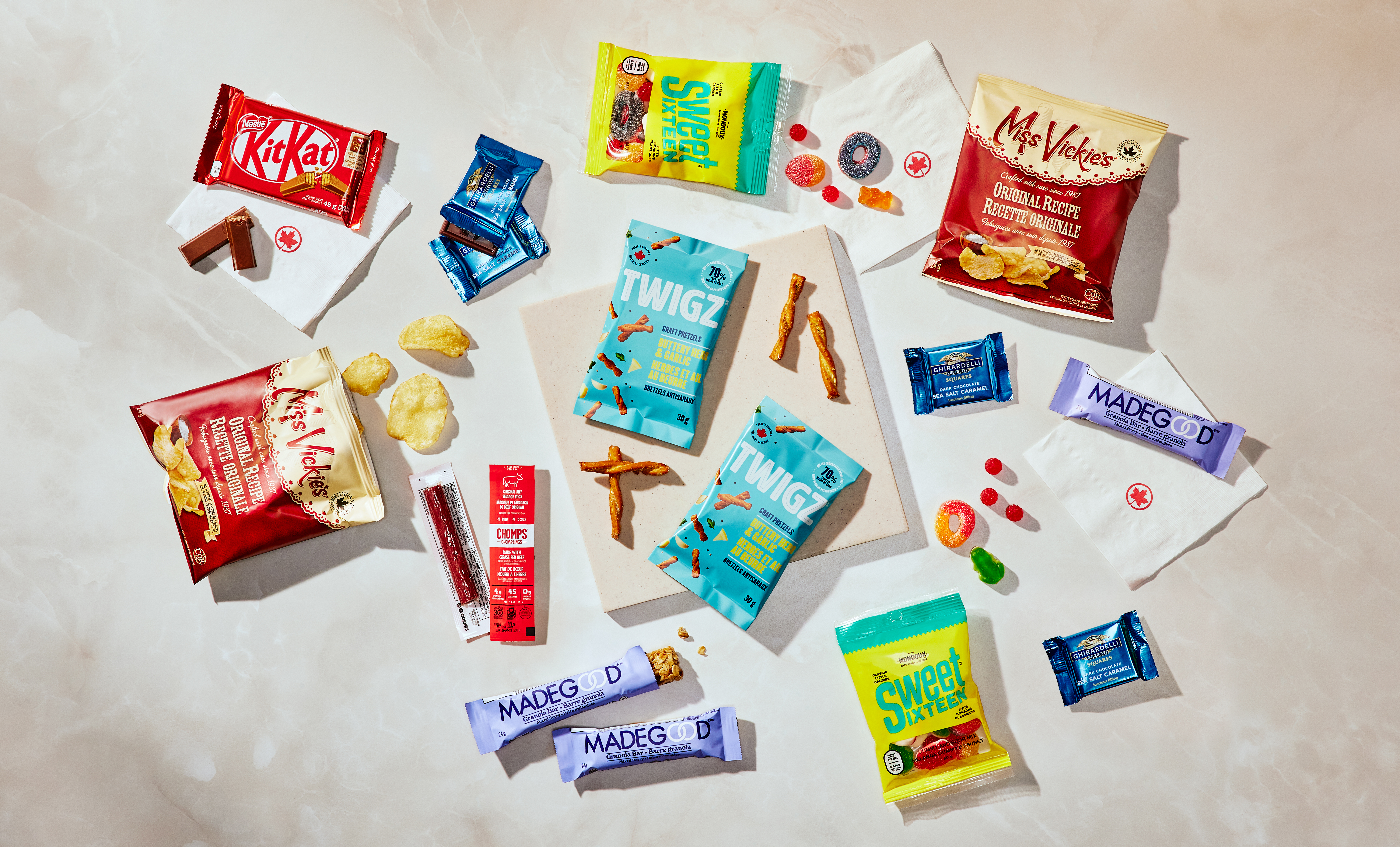 Air Canada premium snacks