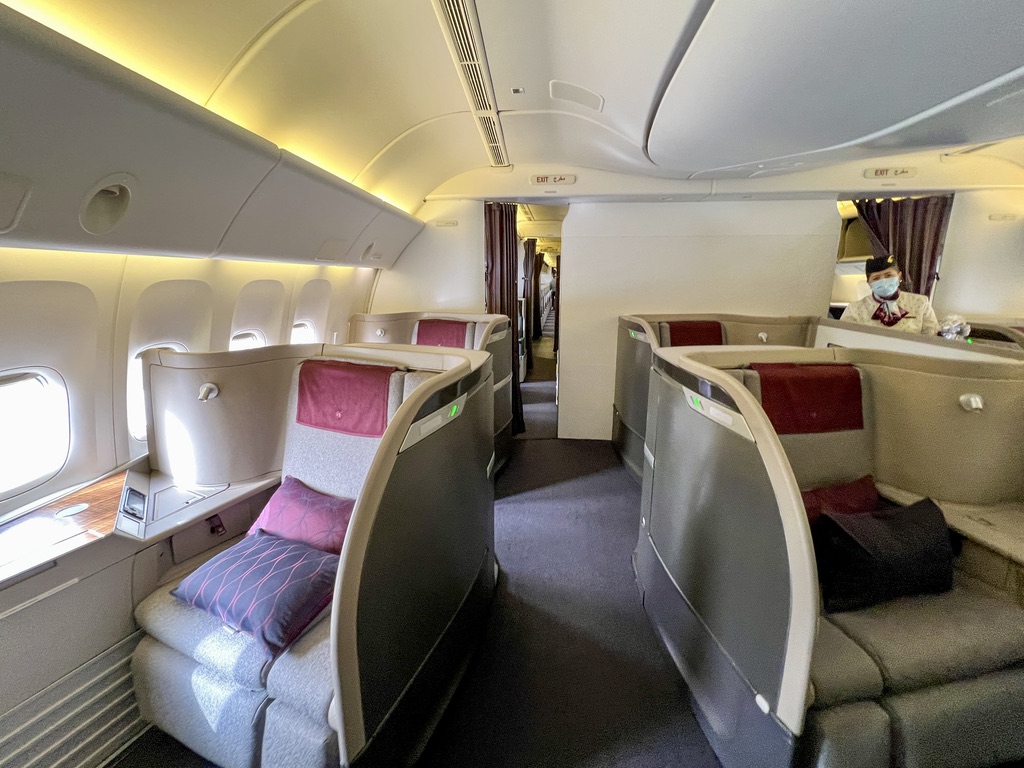 Qatar First Class on a 777-300ER