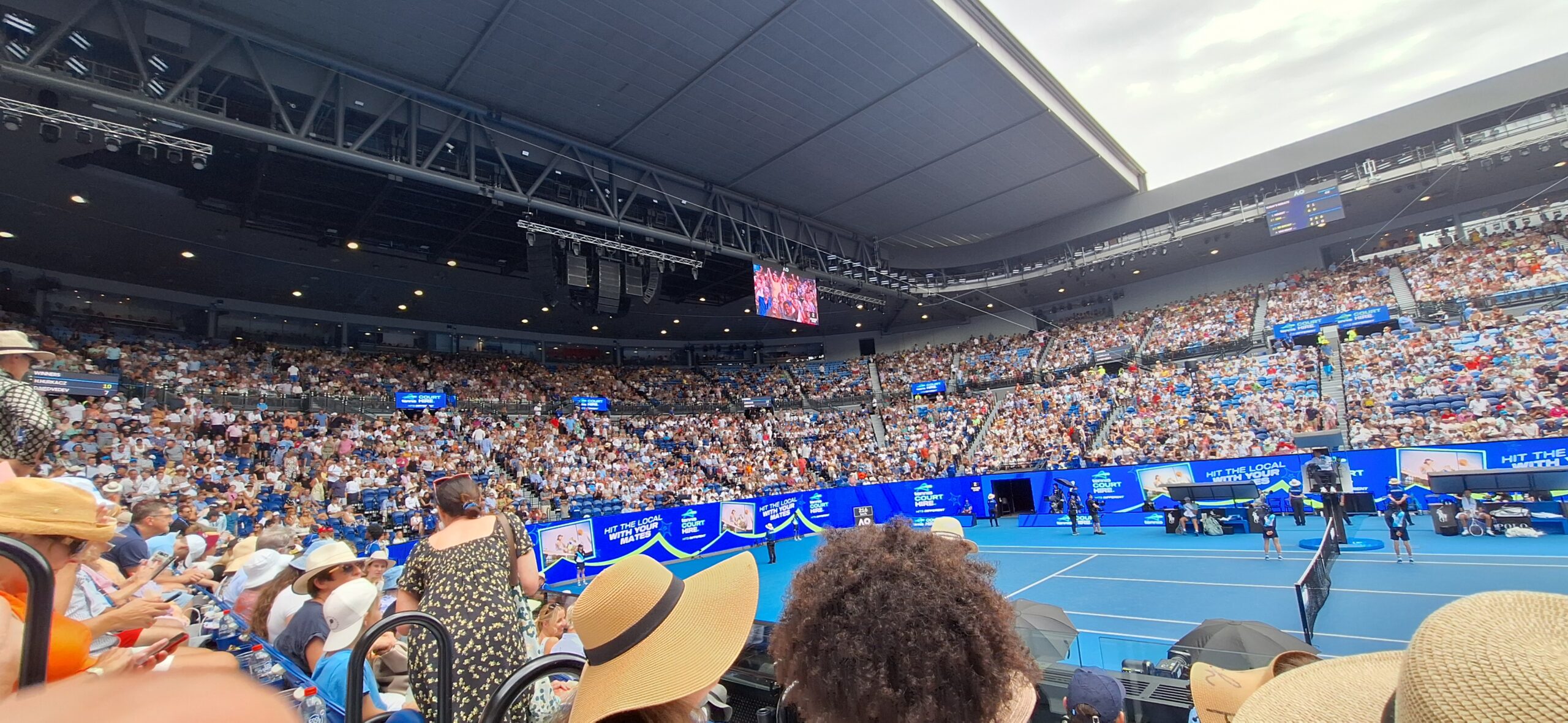 a crowd of people in a stadium