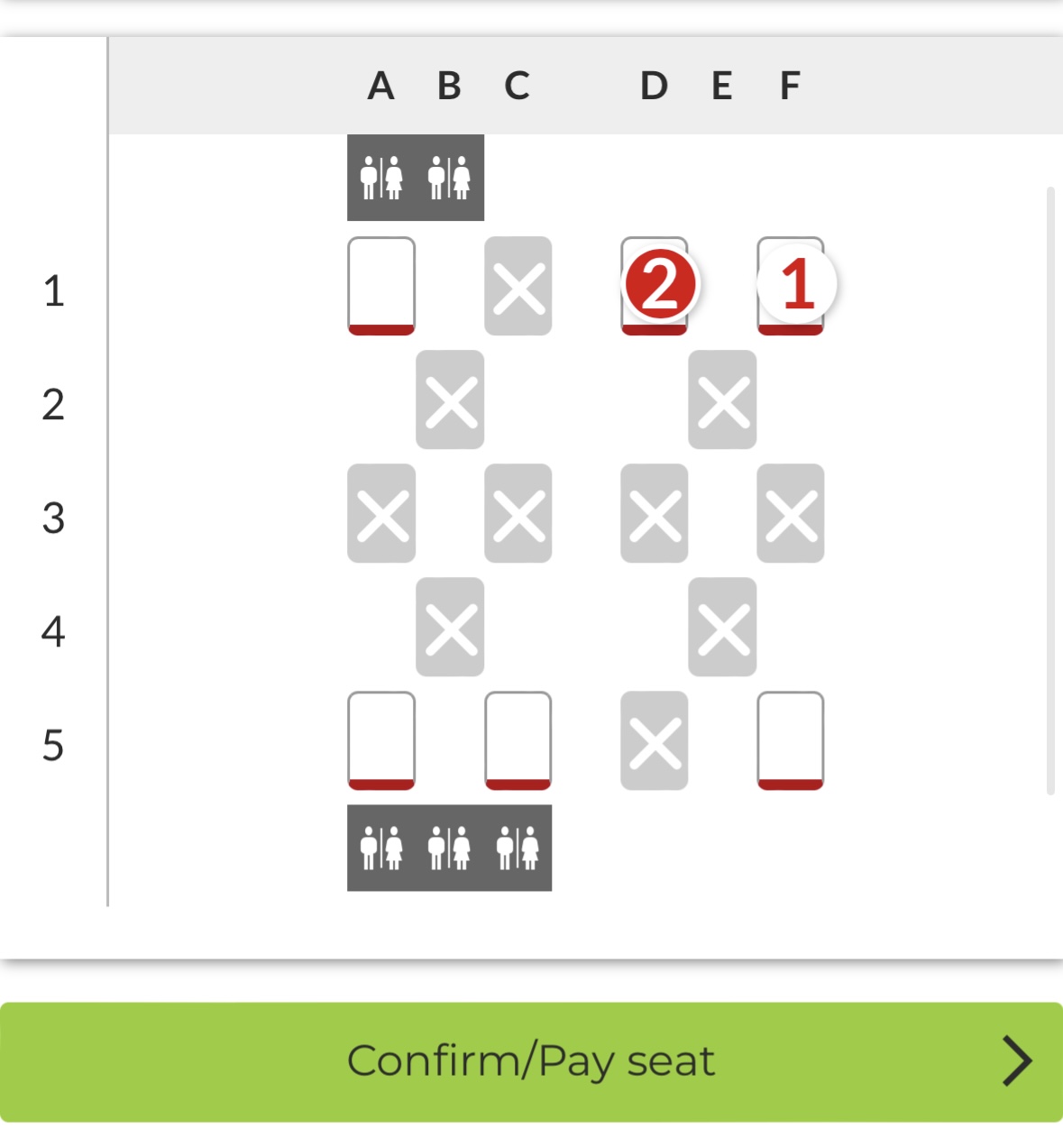 TAP Air Portugal A321LR - Business Cabin Seating