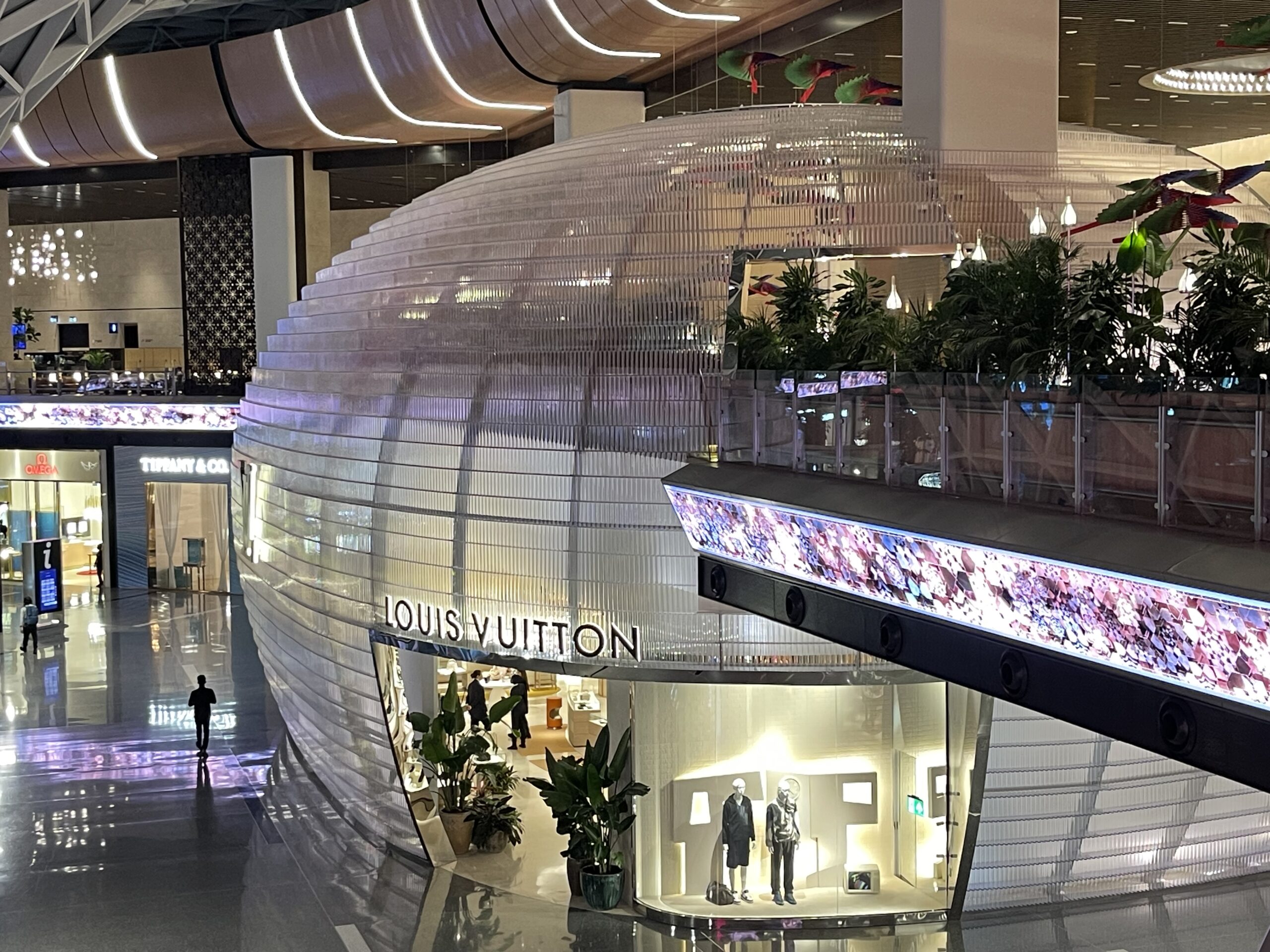 a building with a glass dome