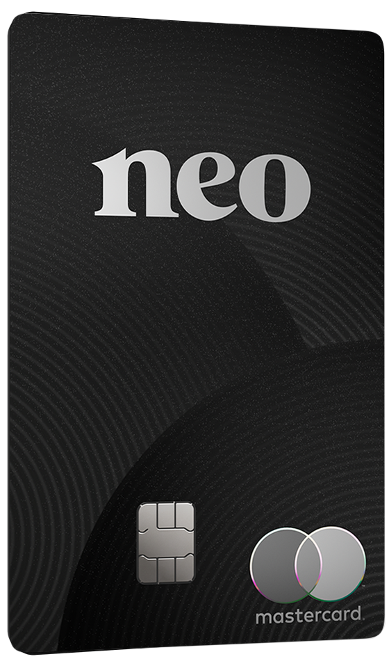 a black and white credit card