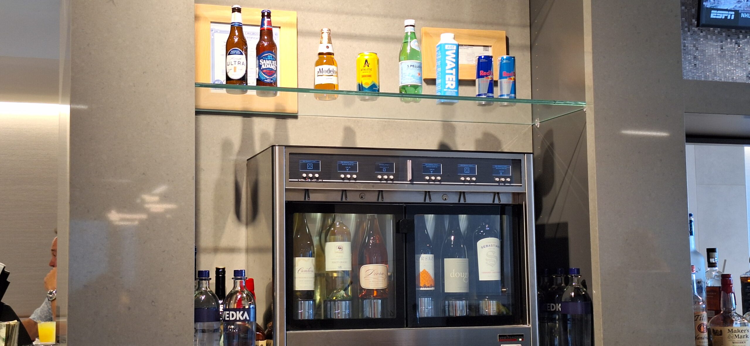 a group of bottles on a shelf