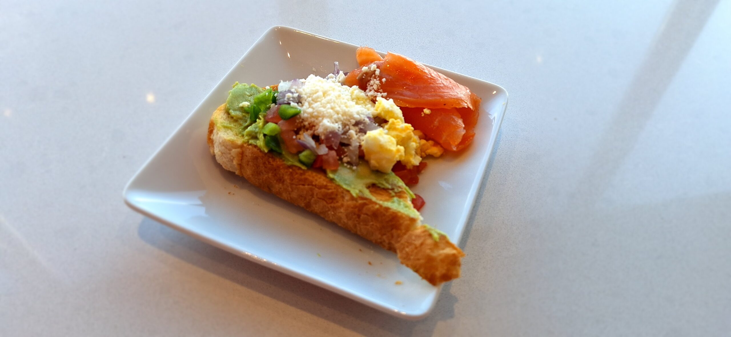 a plate of food on a table