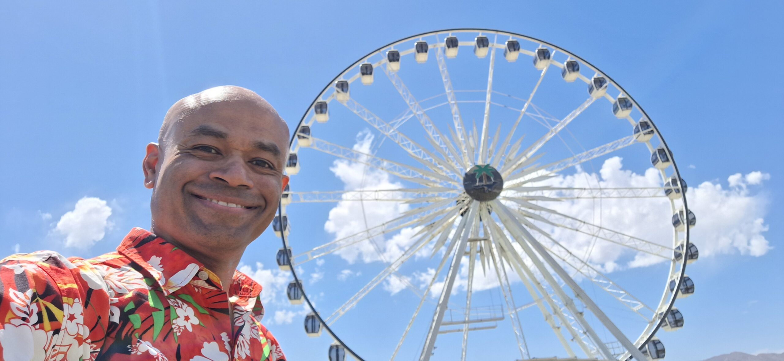 a man smiling at camera