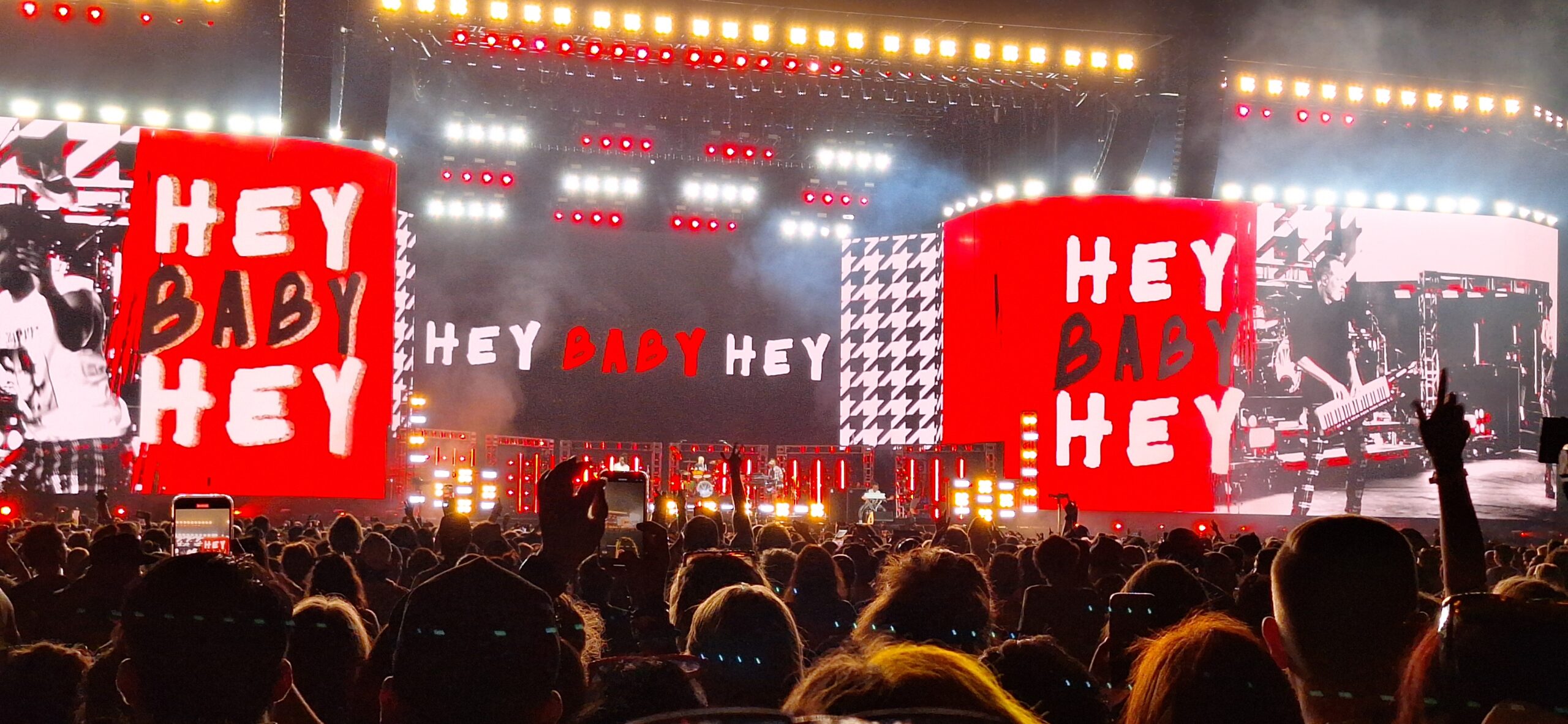 a crowd of people at a concert