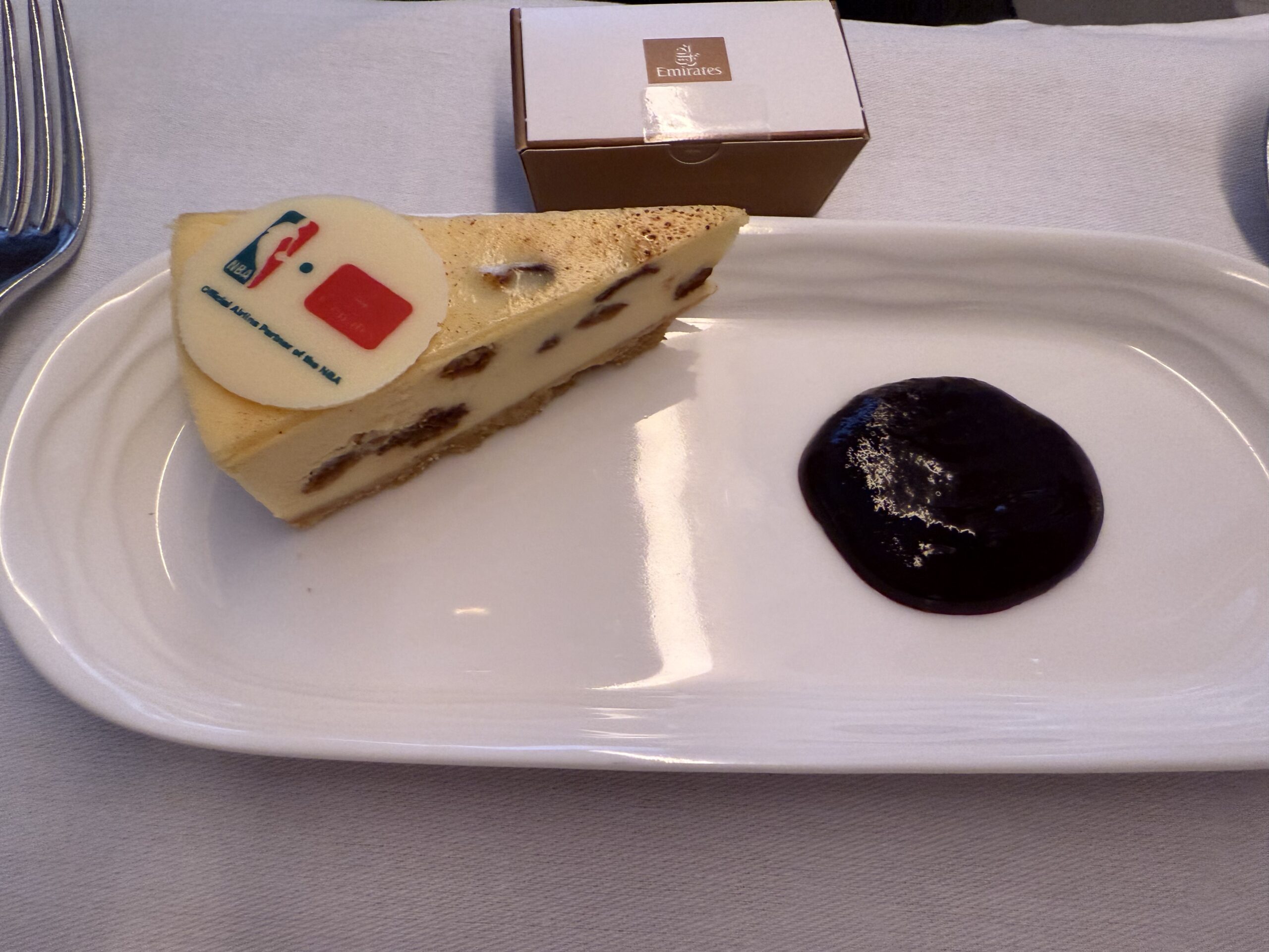 a slice of cheesecake on a plate