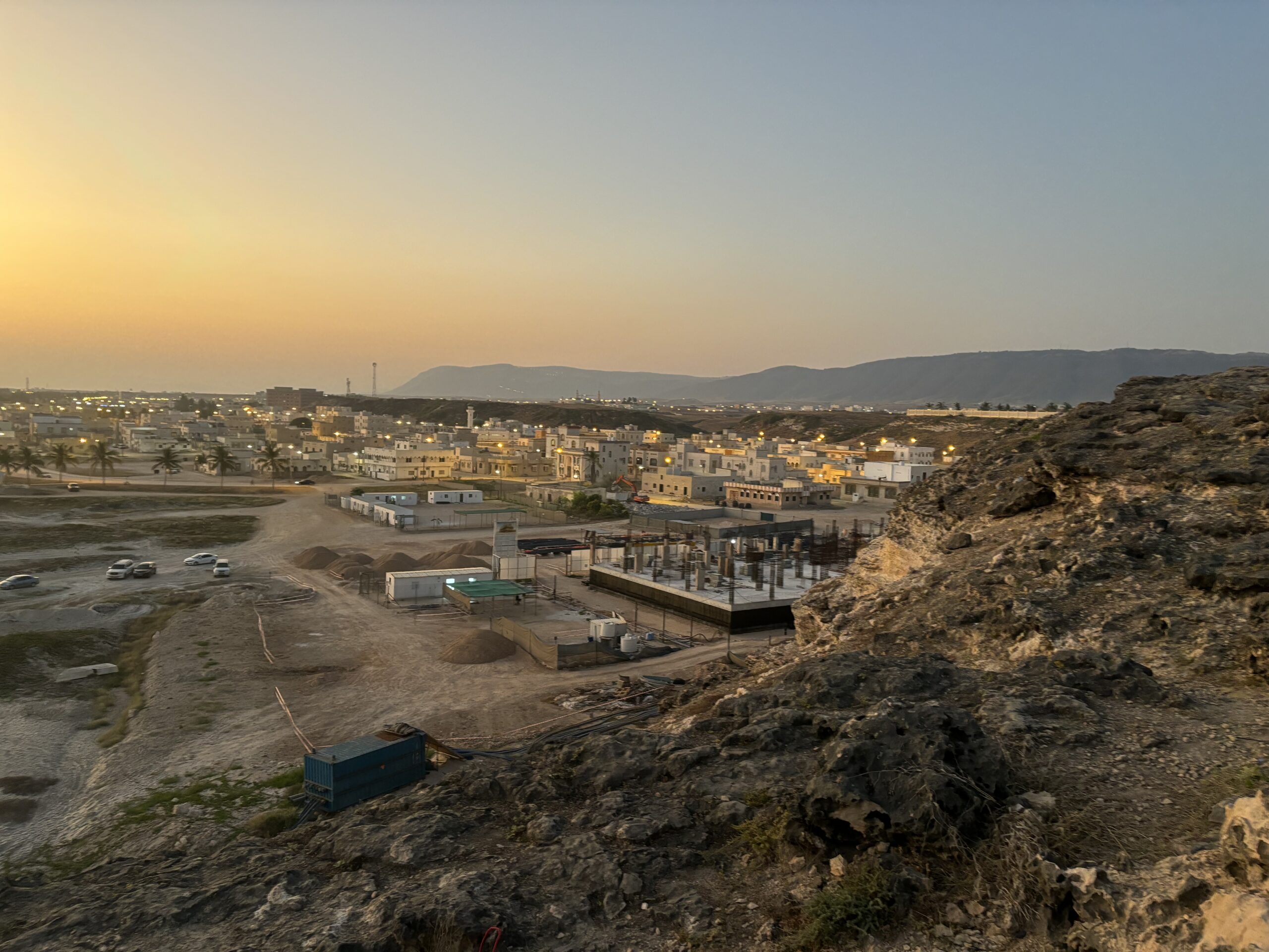 Mirbat old town view