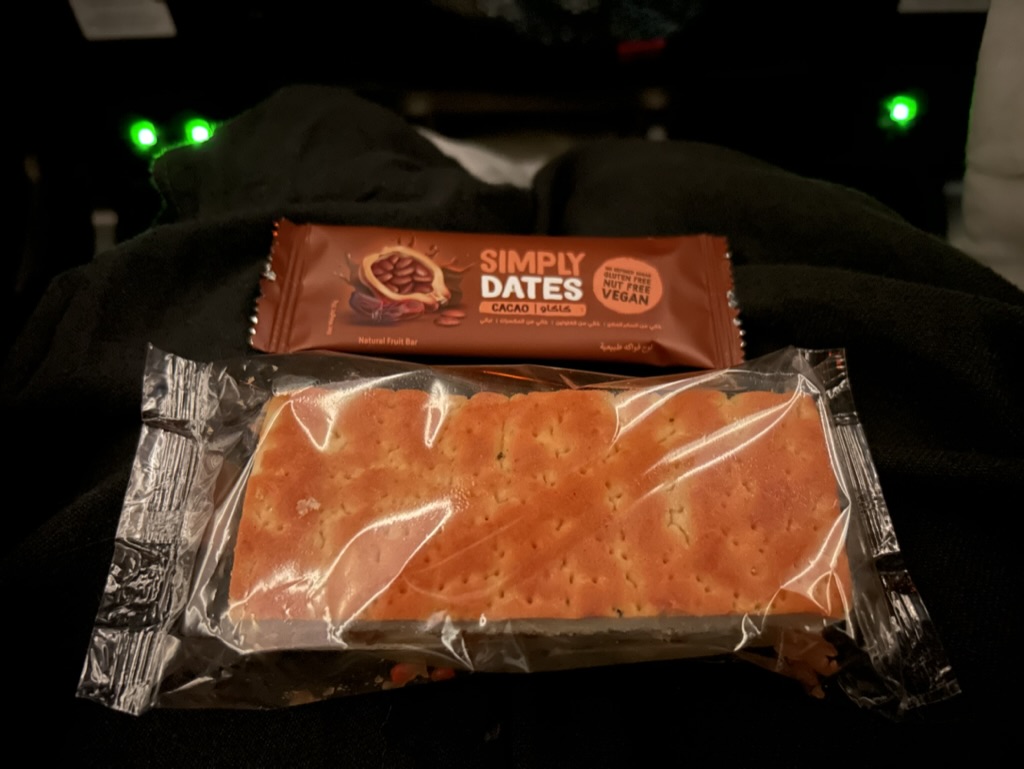 a bar of food in plastic wrappers