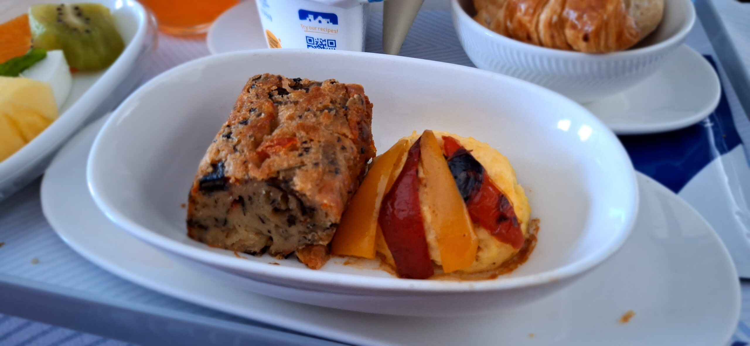 a plate of food on a table