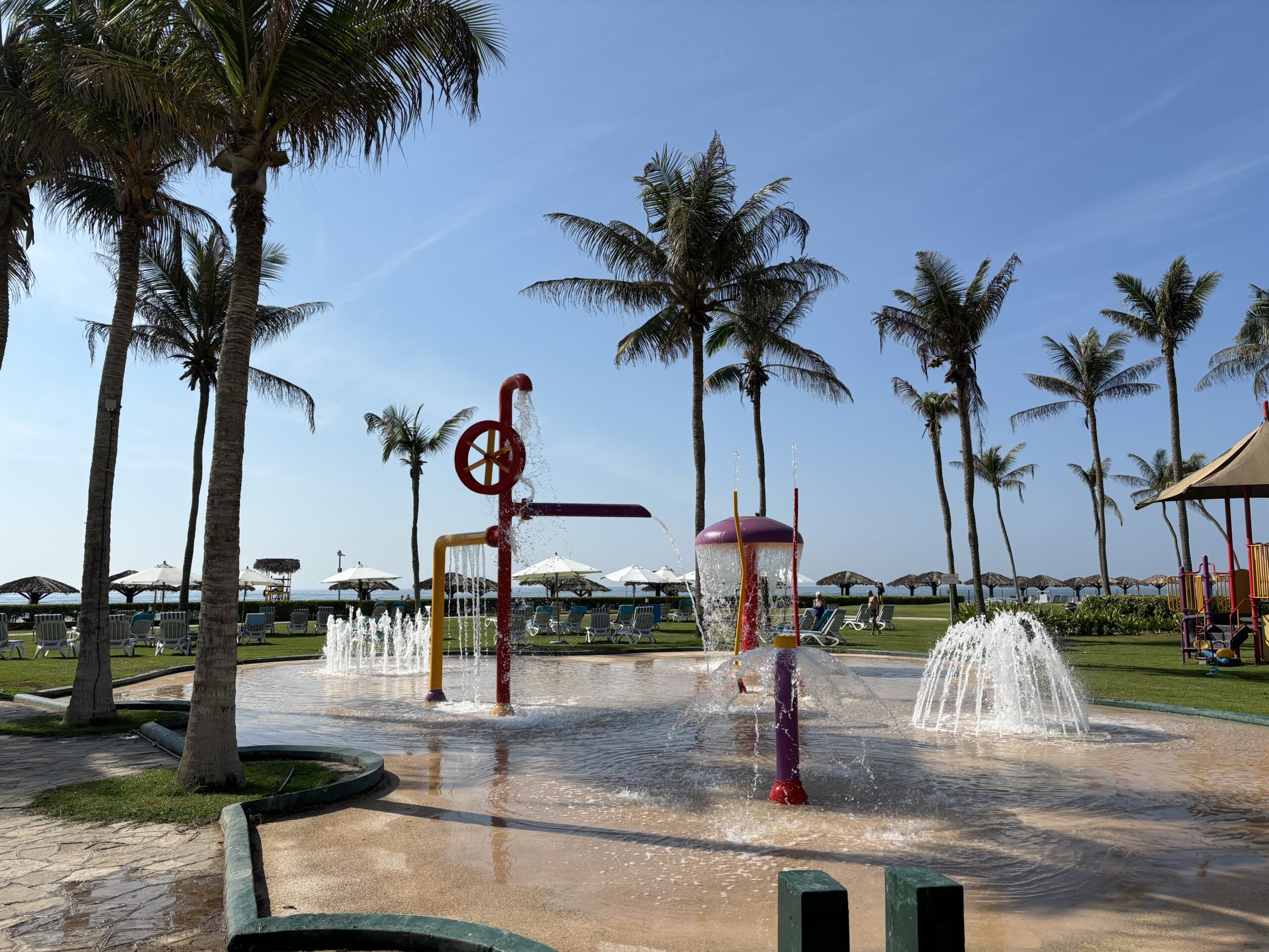 Kids splash park