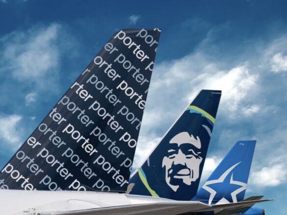 tail fin of an airplane with a face on it