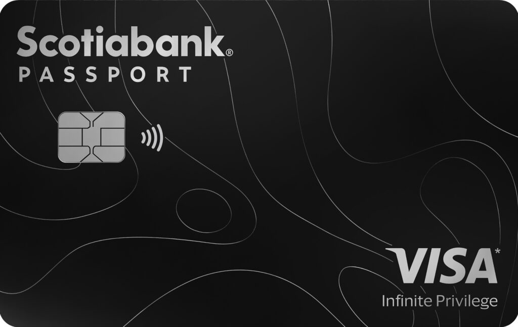 a black card with white text and a pattern on it