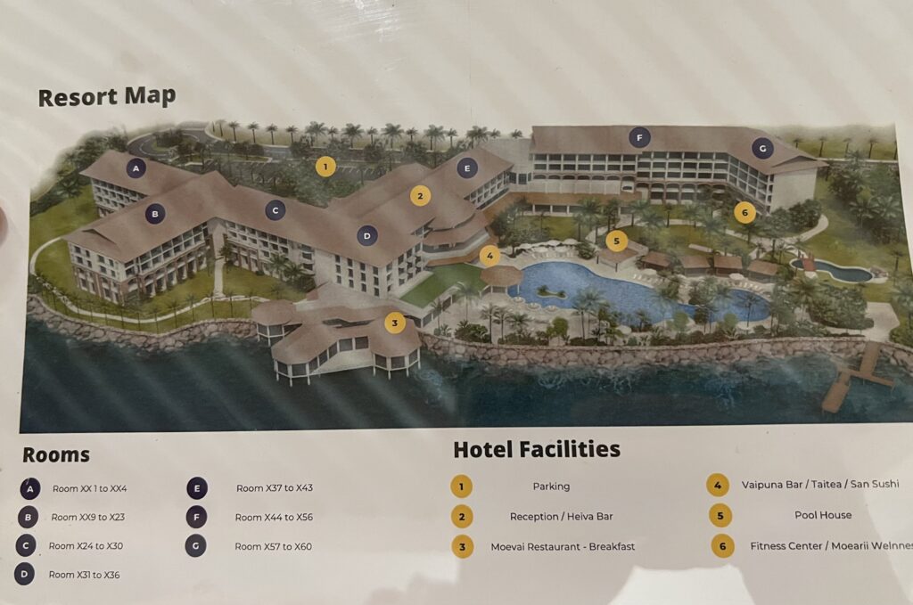 a map of a resort