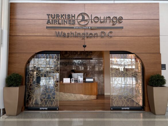a front entrance to a lounge