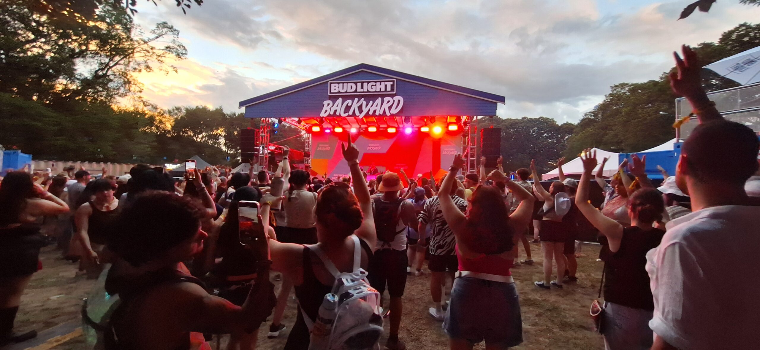a crowd of people at a concert