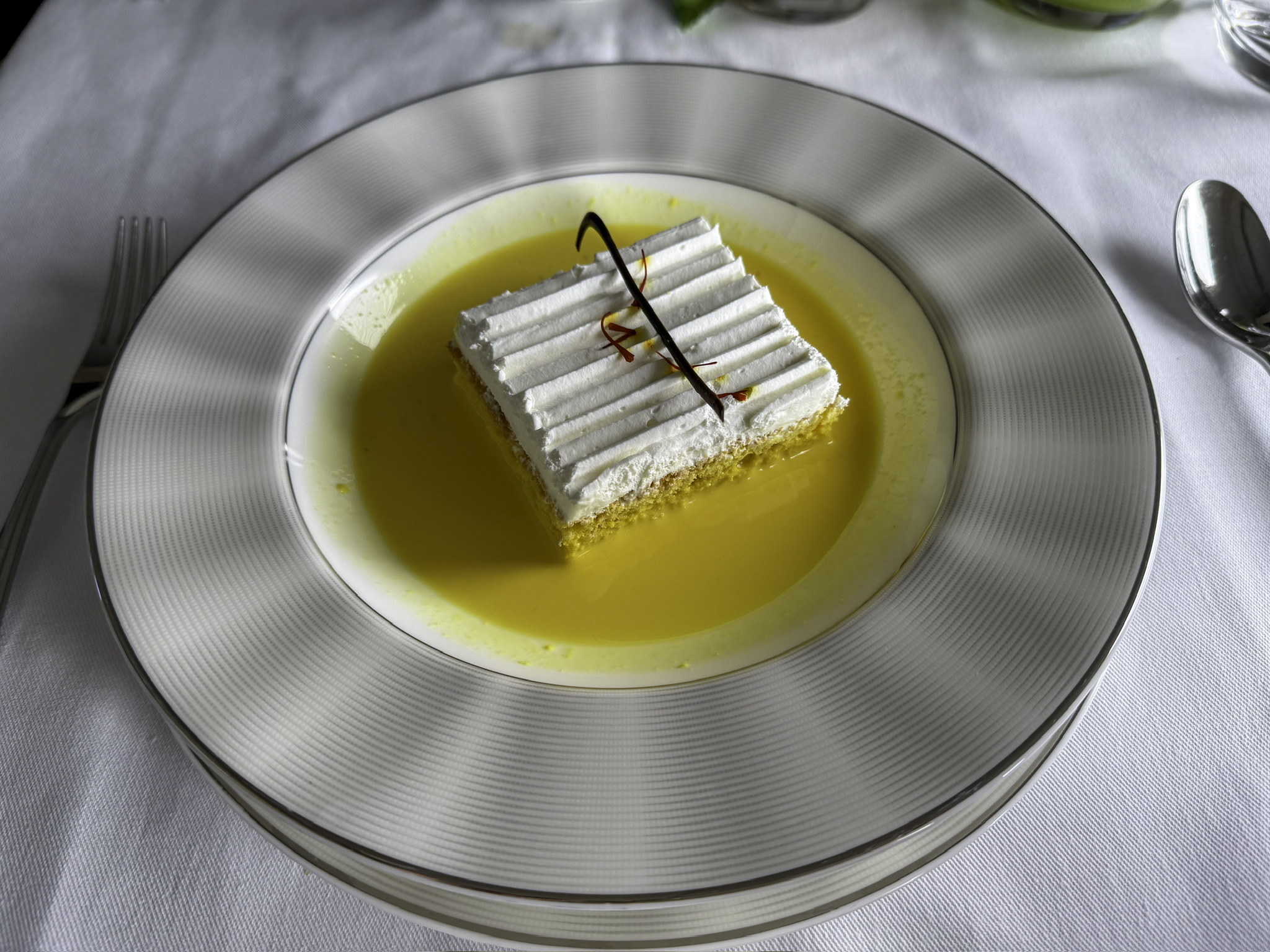 a plate of food on a table