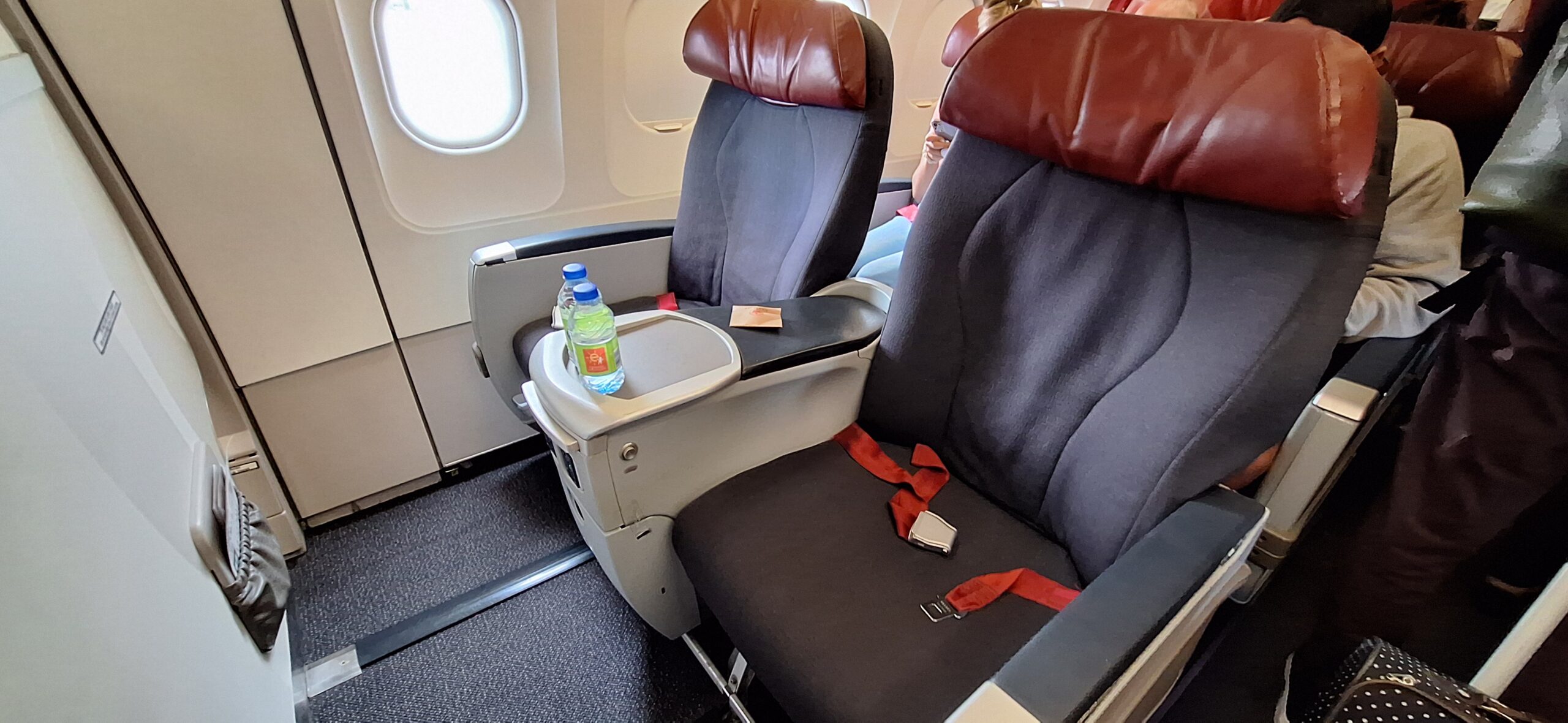 Premium Rouge a seat on a plane