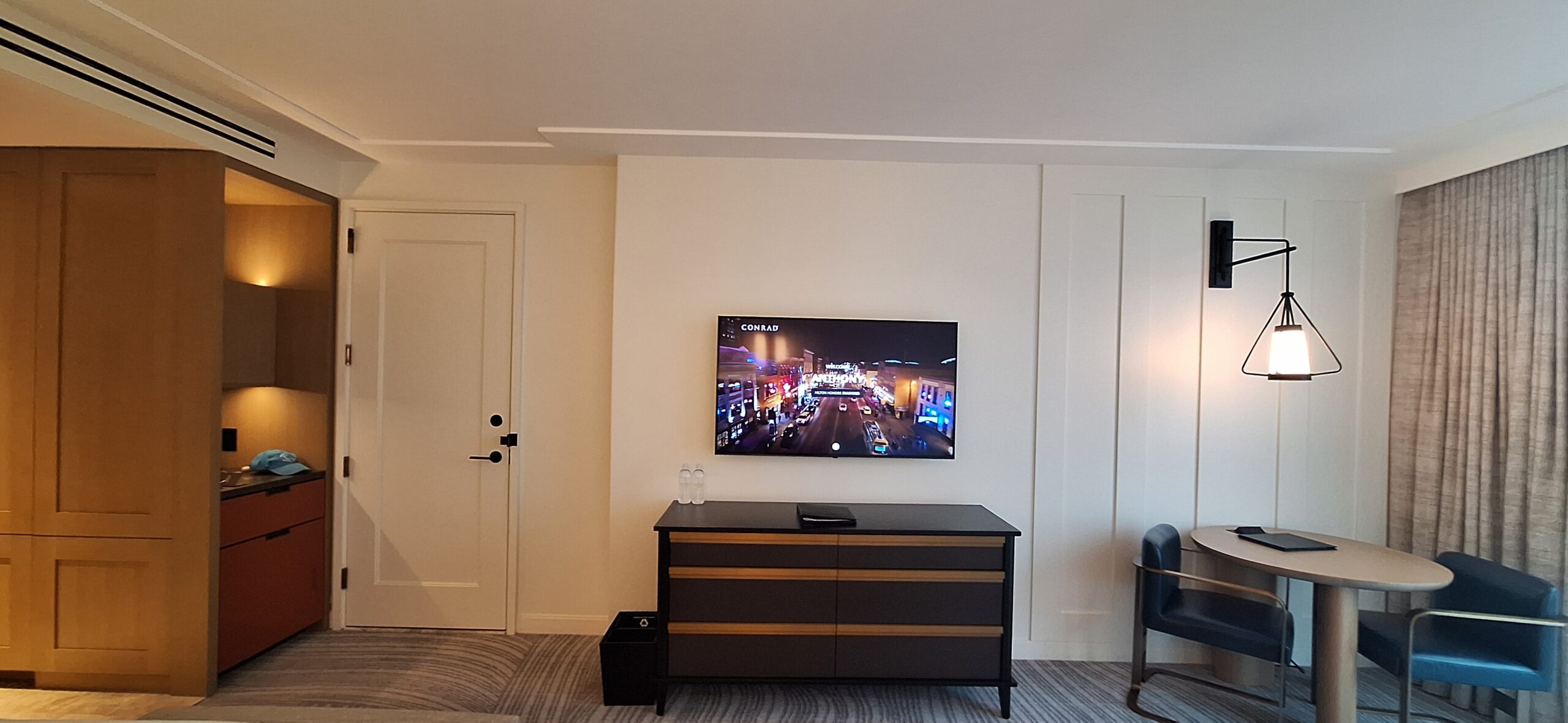 Conrad Nashville Review a tv on the wall