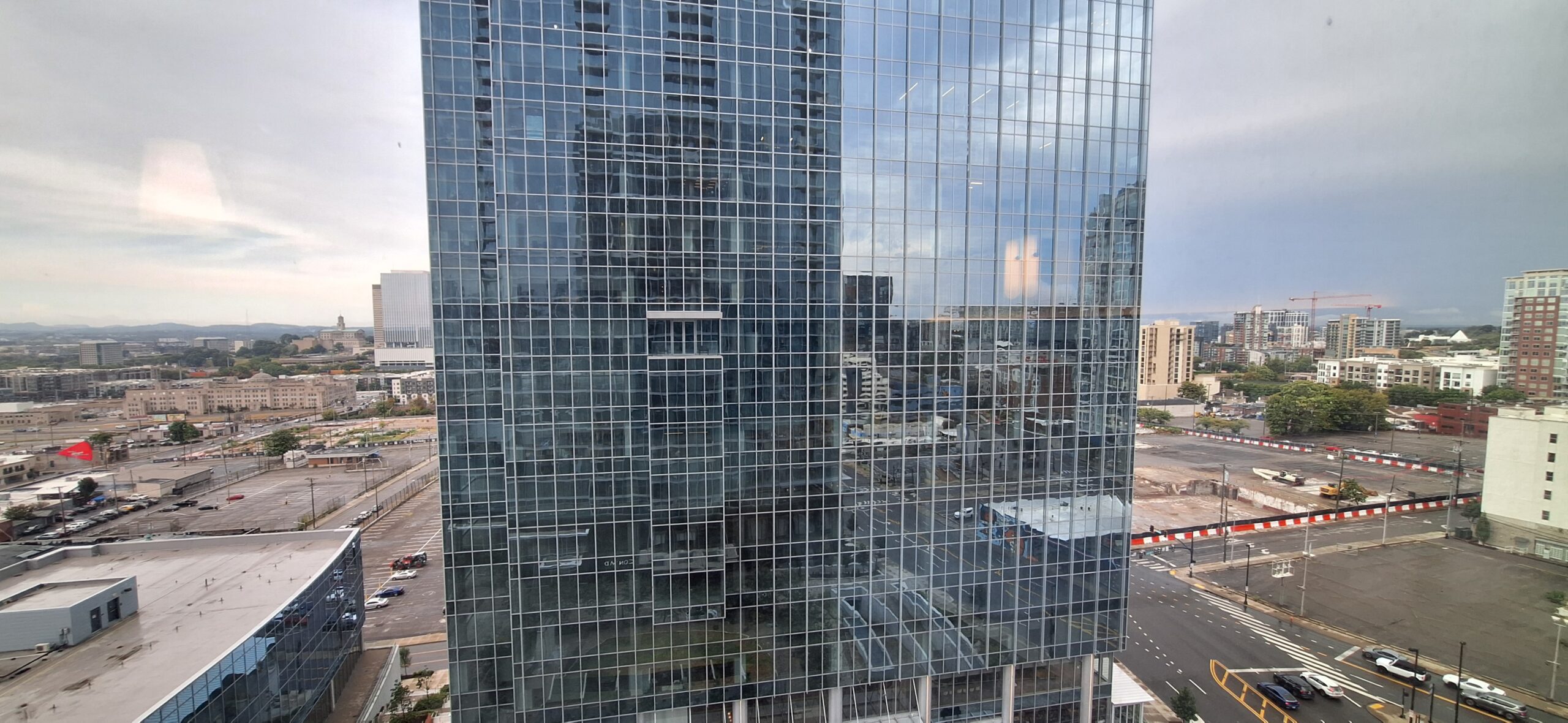 Conrad Nashville Review a tall building with many windows