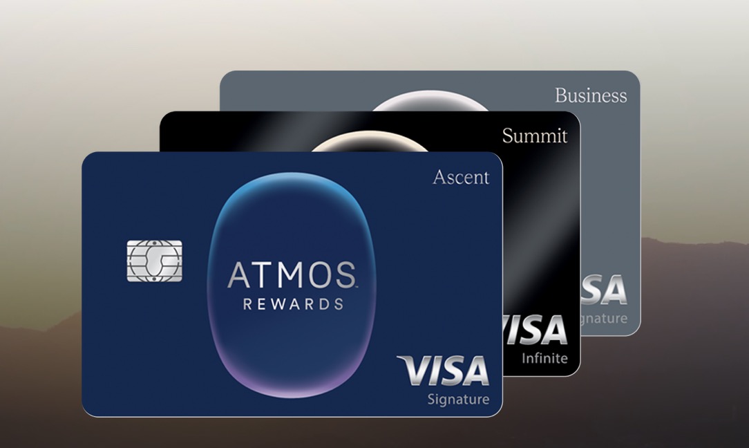 a group of credit cards