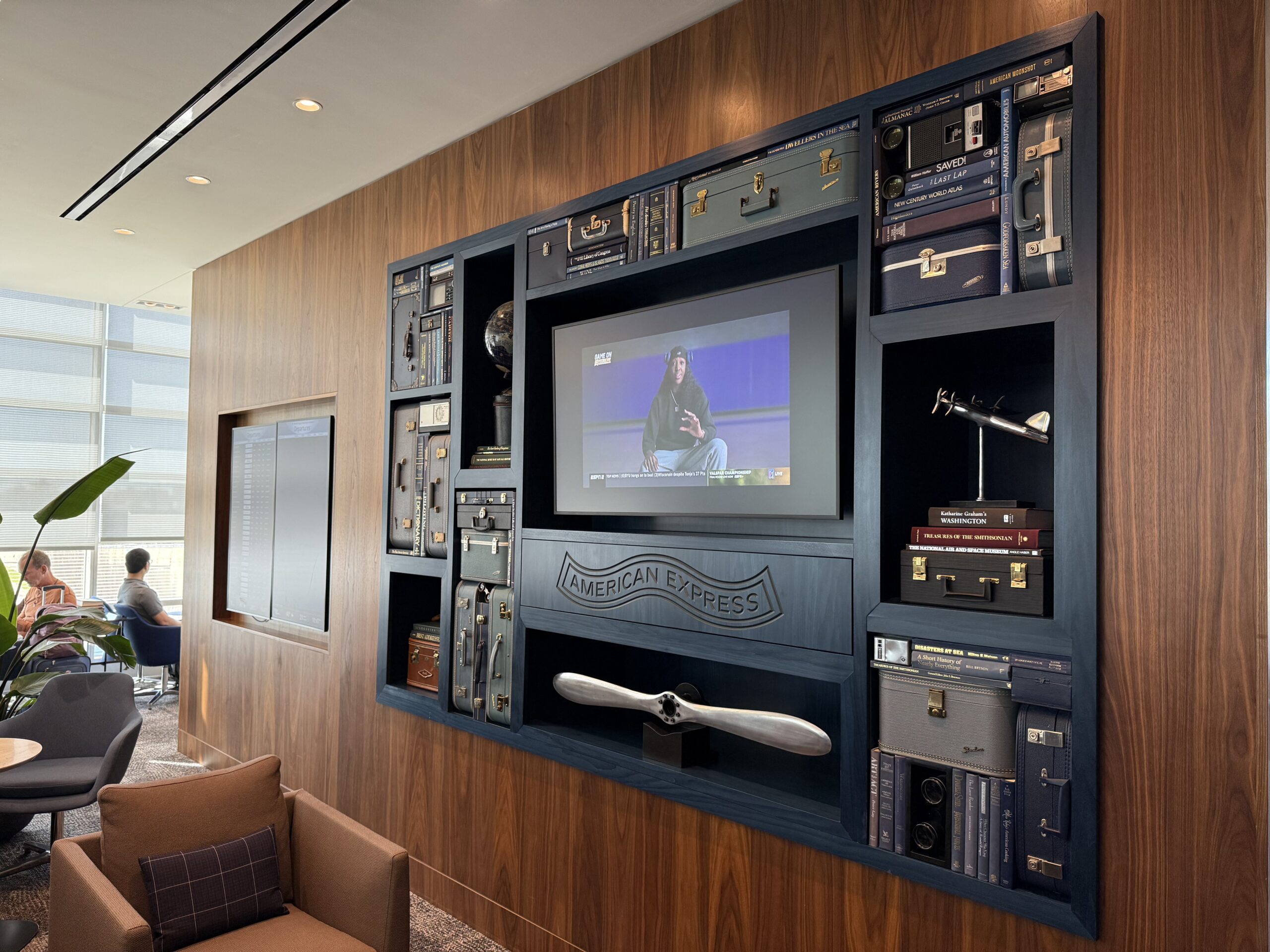 a tv on a wall