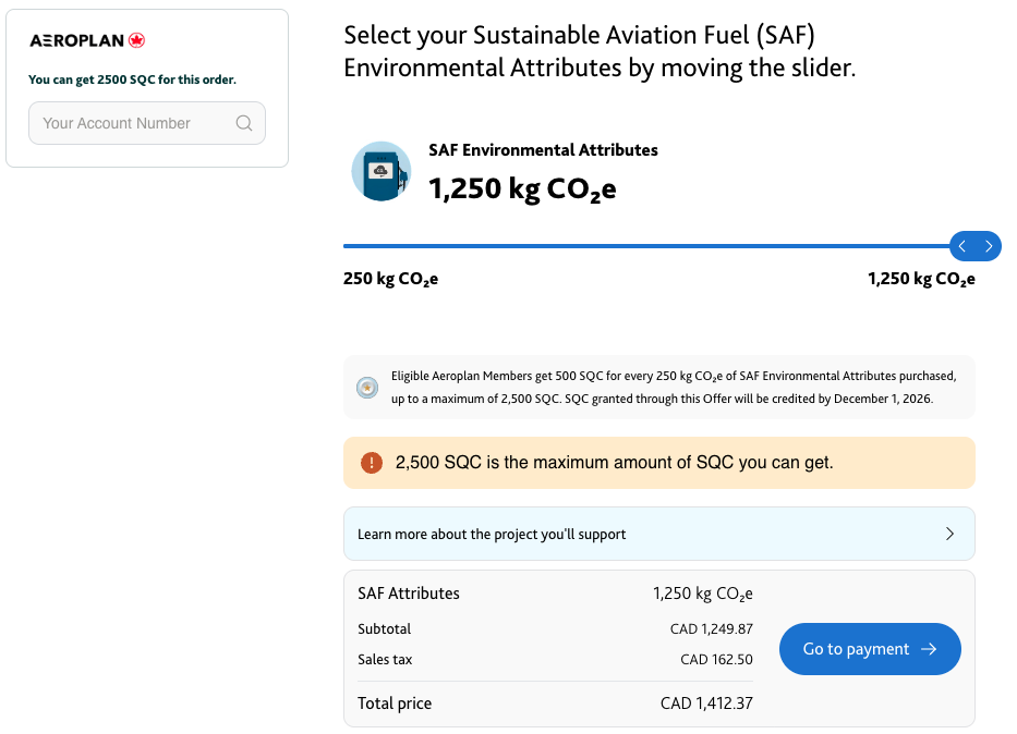 Aeroplan Elite Status SAF