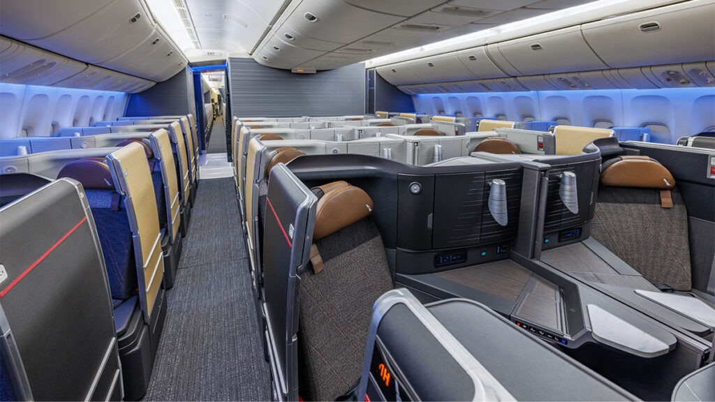 American Airlines business class