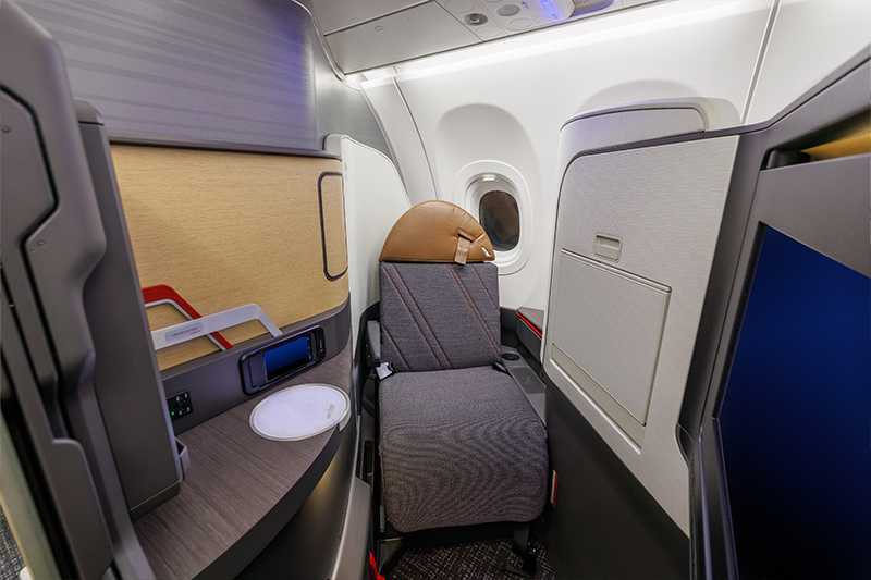 American Airlines A321 XLR a seat in an airplane
