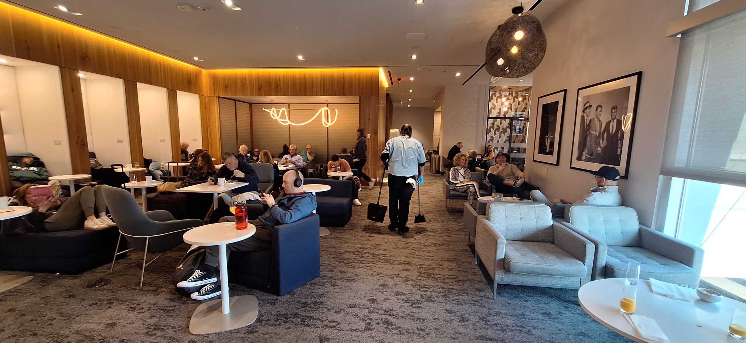 Centurion Lounge Las Vegas a group of people sitting in a room