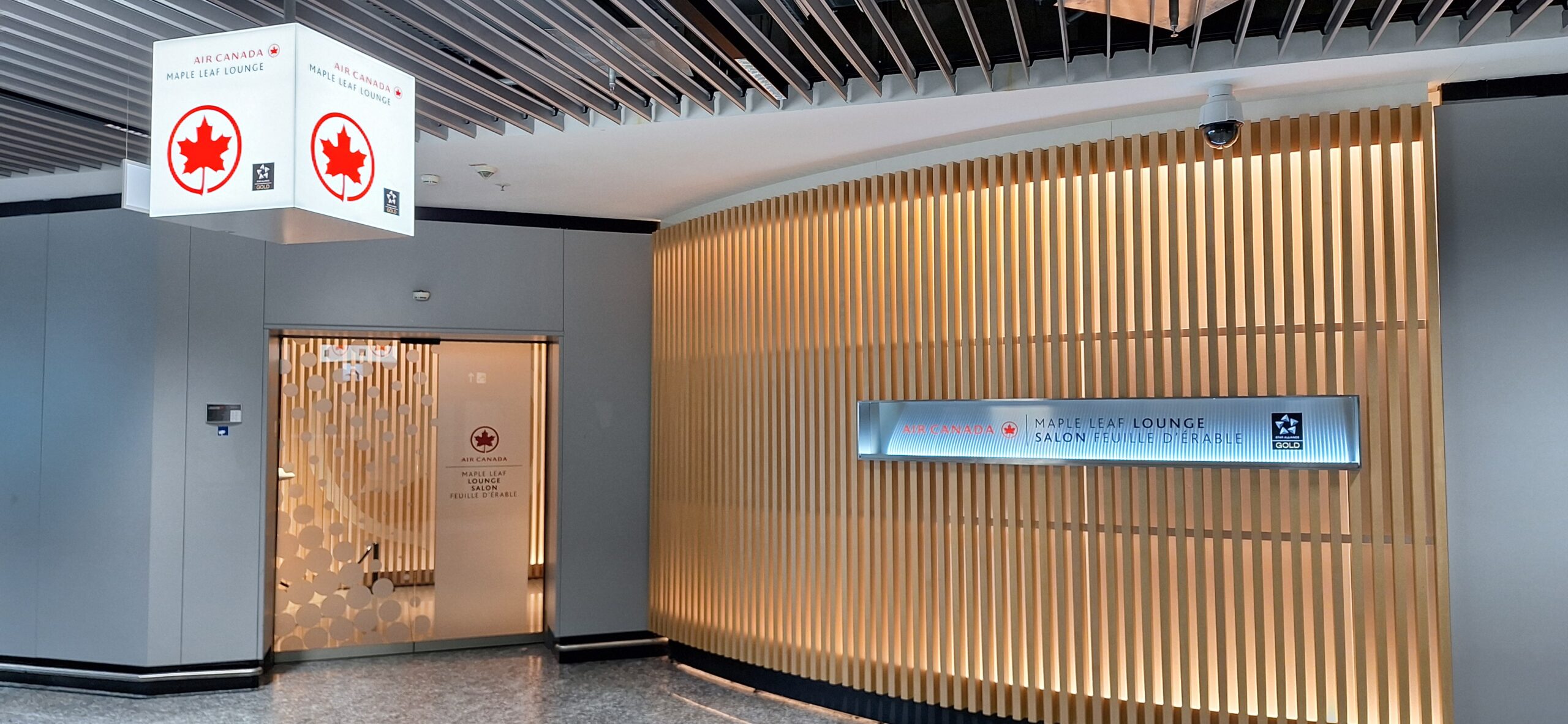 a building with a glass elevator