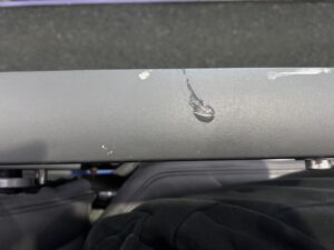 a close up of a piece of furniture