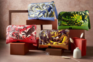 a group of colorful bags