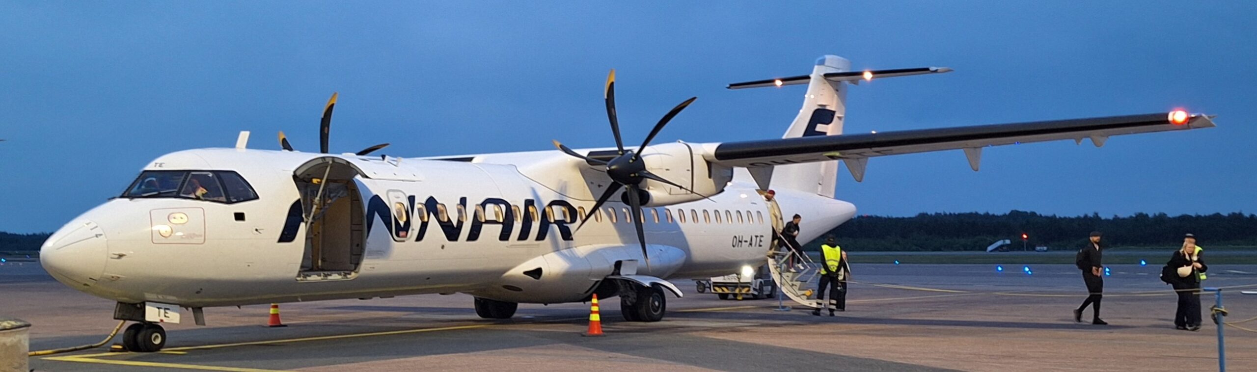 a plane with a propeller