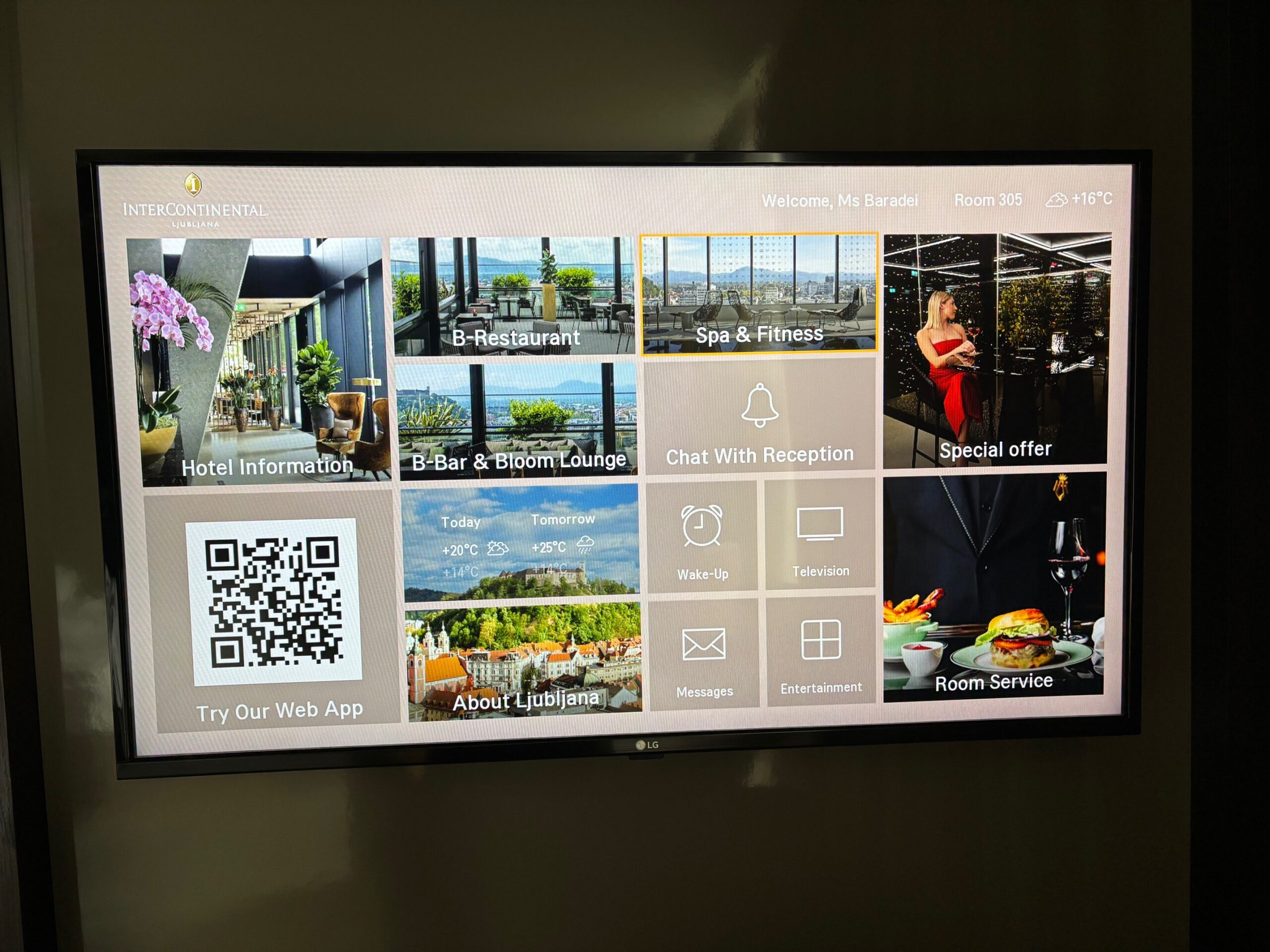 QR Code - Room Service