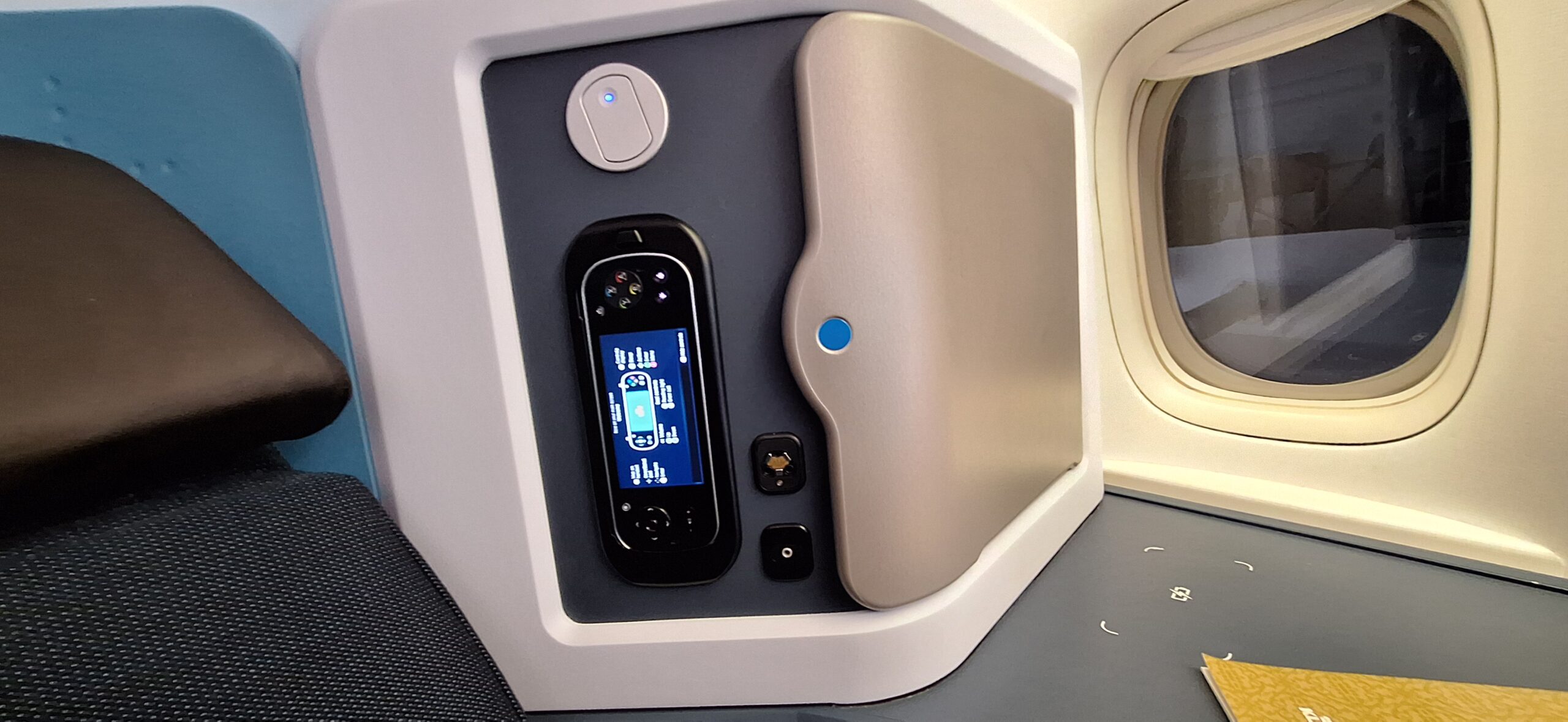 a device on a plane